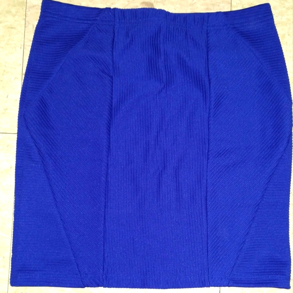 4/$25 Royal Blue Mini Skirt